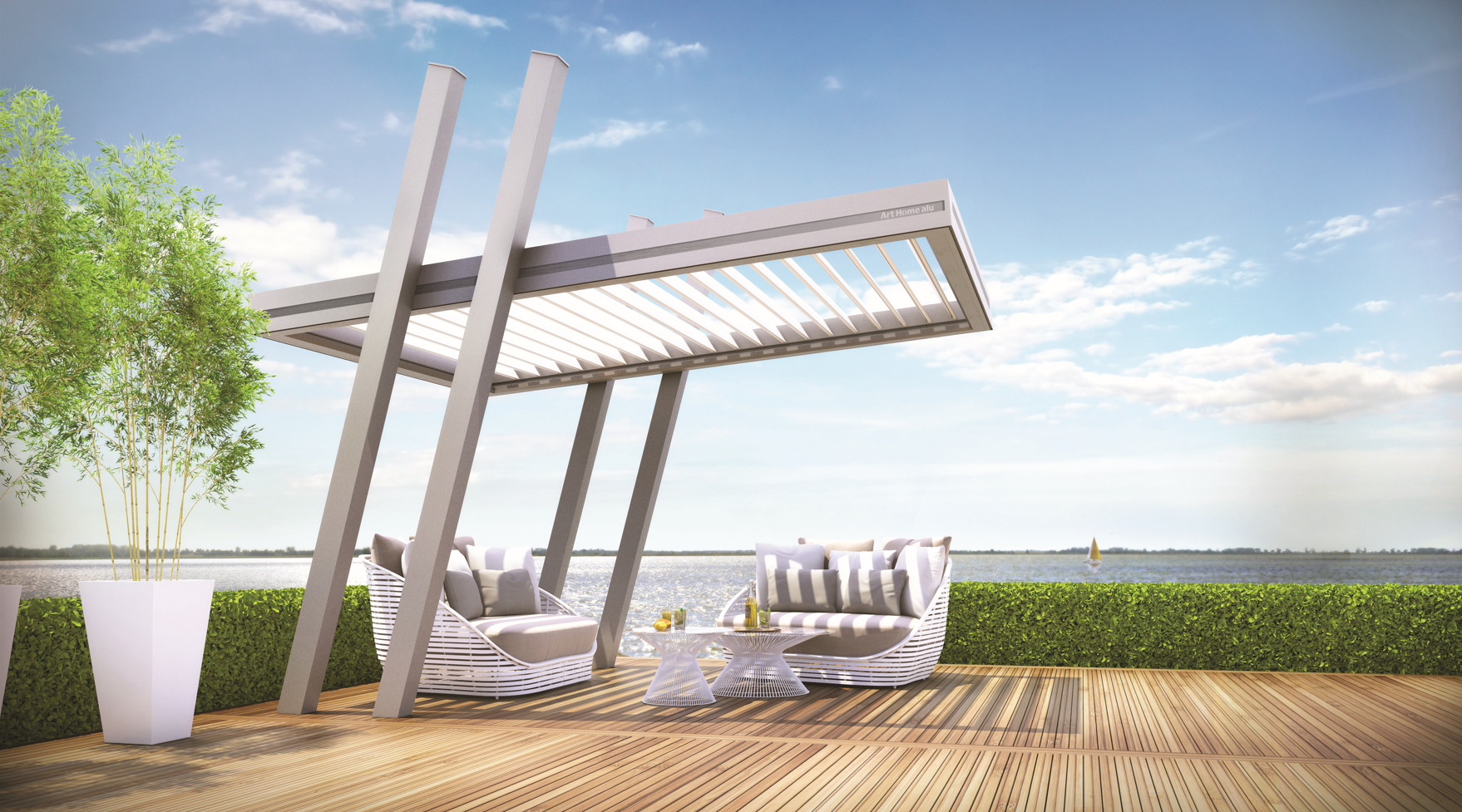 Pergola bioclimatique La Réunion